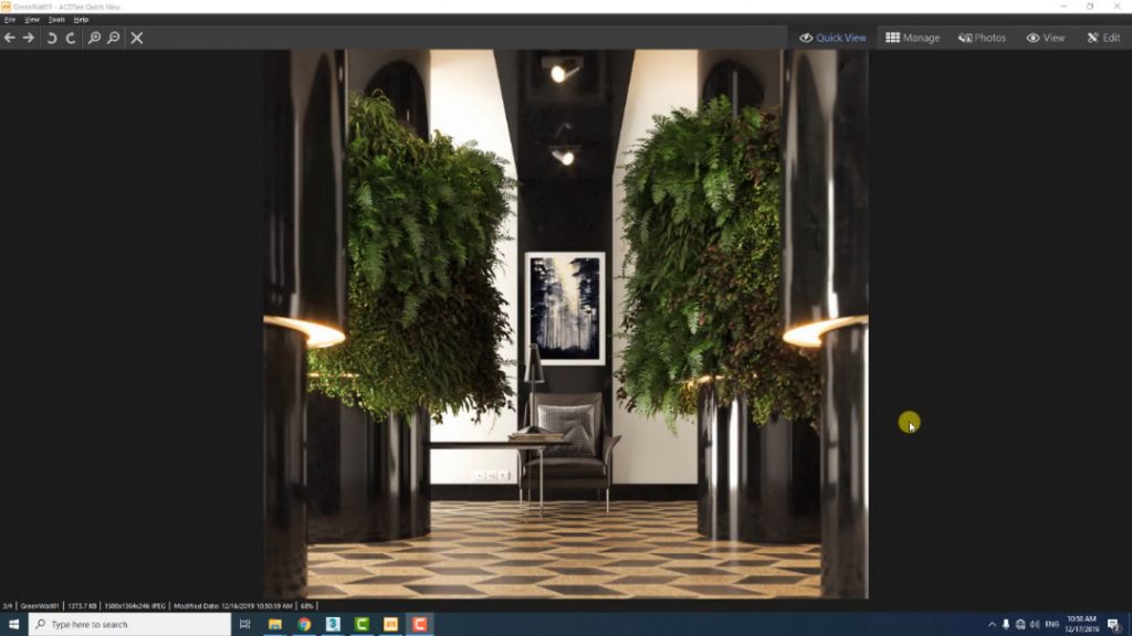 ورکشاپ صحنه داخلی | گرین وال | Interior workshop | GreenWall