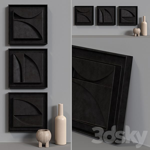 Decorative set BITTER CHOCOLATE