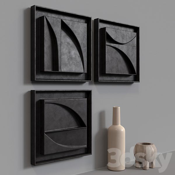 Decorative set BITTER CHOCOLATE